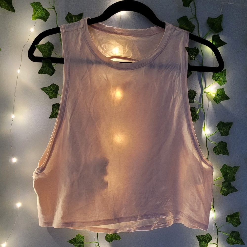 Lululemon cropped muscle tank